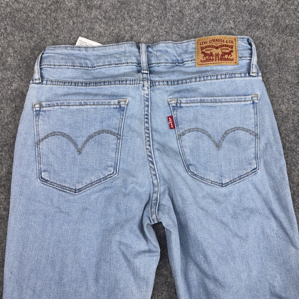 Levi's 711 Skinny Jeans Women's Size 26 Light Wash Stretch Blue Denim Casual - Picture 9 of 14